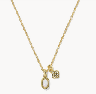 Kendra Scott Mini Elisa Dira White Necklace