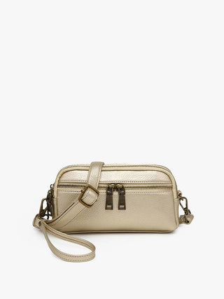 Sunny Dual Compartment Crossbody w/ Wristlet | M2887: Black