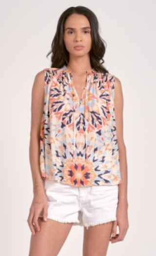Elan Printed Tank Top