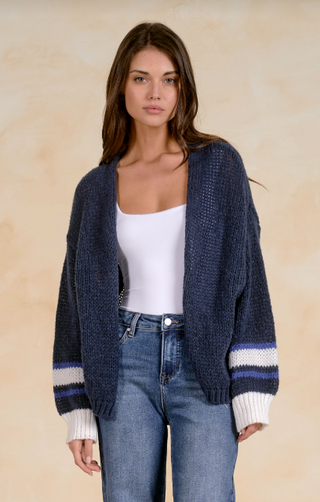 Elan Striped Cardigan