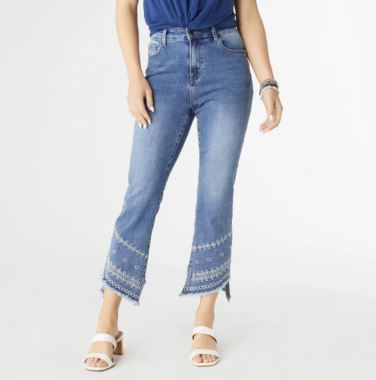 Coco Carmen Everstretch Embroidery Crop