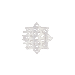 Glitter Snowflake | Flat Hair Clip
