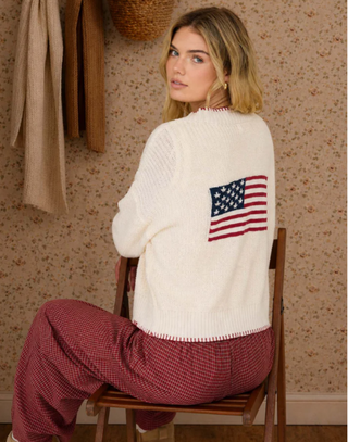 American Flag Cardigan