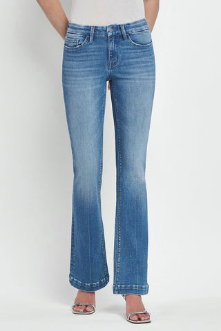 Flying Monkey Seamless Waistband Bootcut Jeans