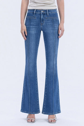 Flying Monkey Welt Pocket Flare Jeans