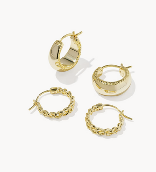 Kendra Scott Gabriella Gold Huggie Earrings