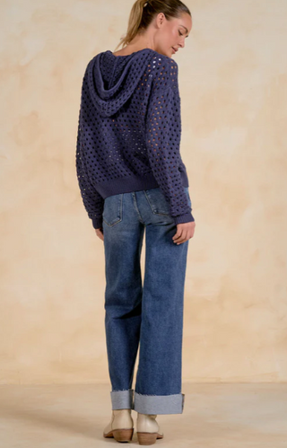 Elan Ava Hoodie Cardigan
