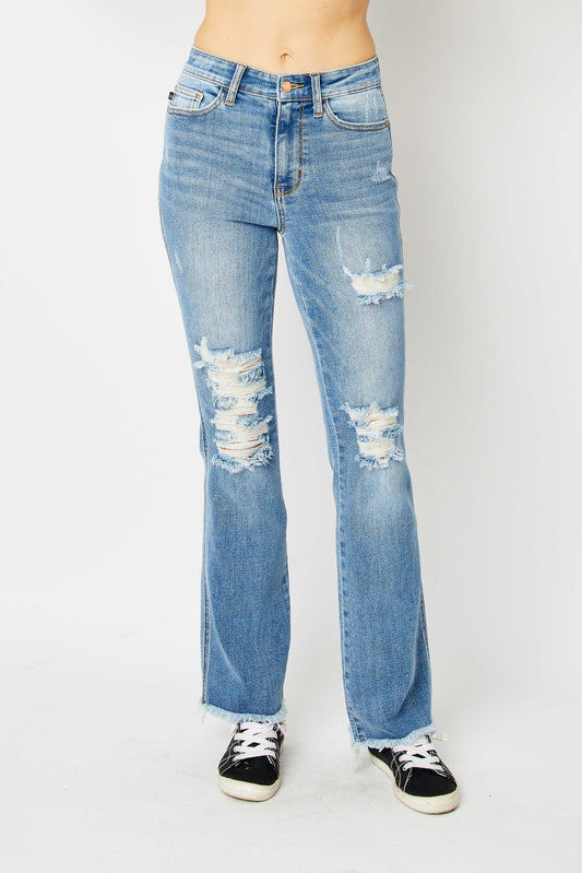 Judy Blue Fray Bootcut