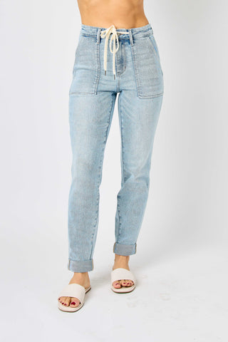 Judy Blue Vintage Double Cuff Jogger