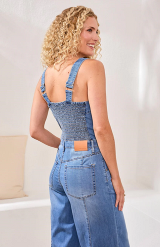 Tribal Denim Jumpsuit