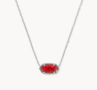 Kendra Scott Elisa Silver Pendant Necklace
