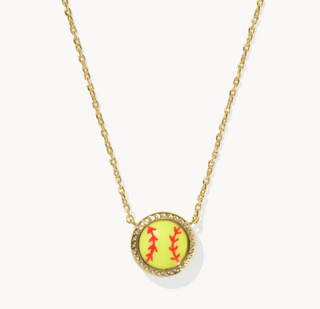 Kendra Scott Softball Necklace