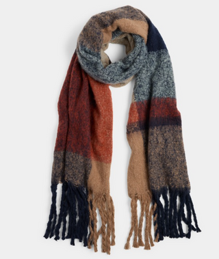 Coco Carmen Maize Scarf Navy