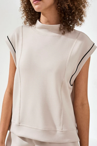 Tribal Mock Neck Top
