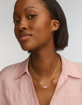 Kendra Scott Ophelia Mauve Necklace