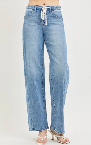 Risen Slouchy Ankle Barrel Jeans