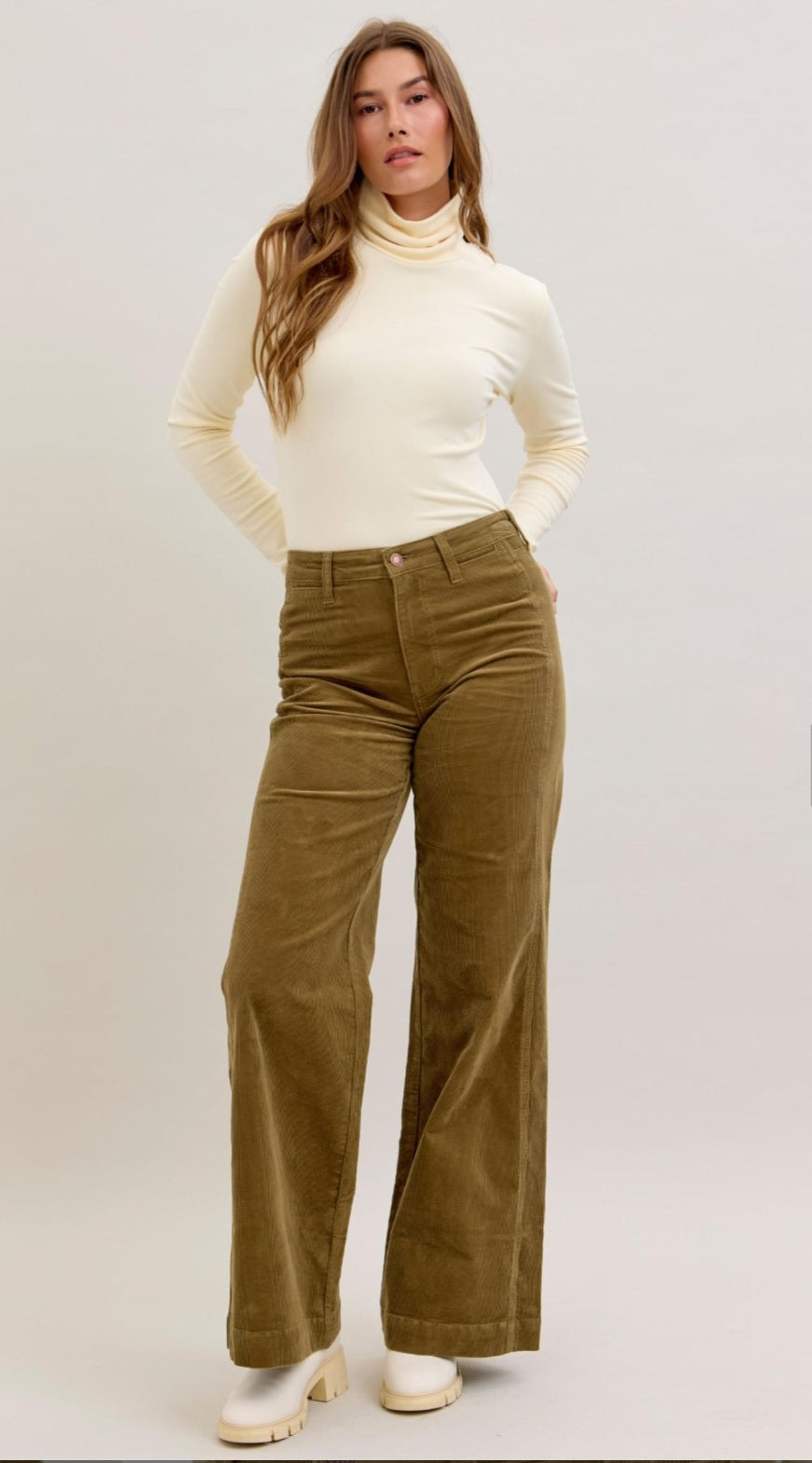 Judy Blue Olive Corduroys