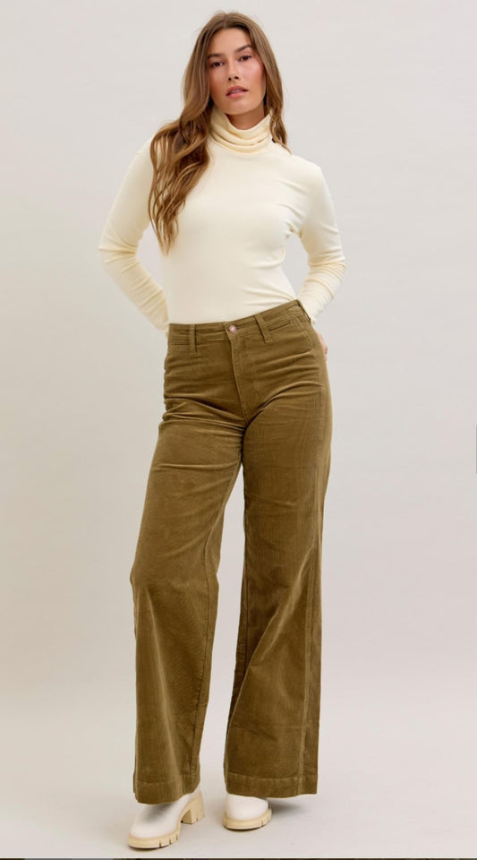 Judy Blue Olive Corduroys