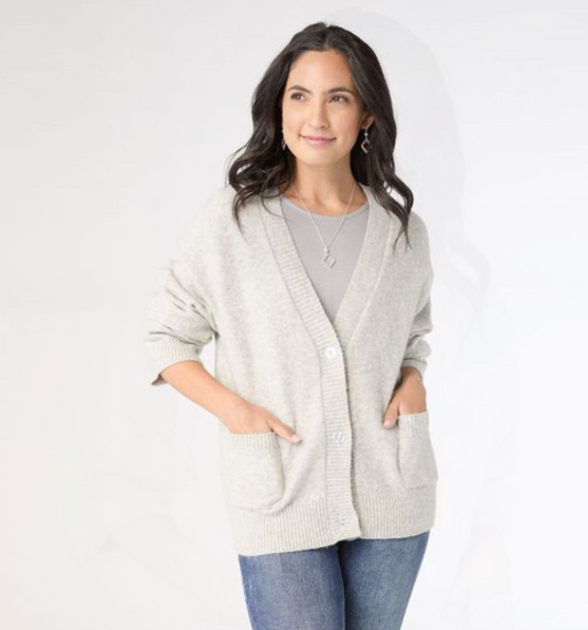 Coco Carmen Button Front Cardigan