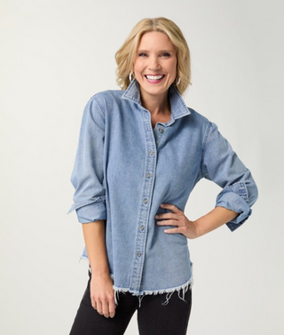 Coco Carmen Shawna Top with Back Buttons