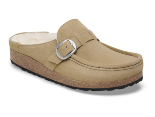 Birkenstock Buckley Shearling Taupe