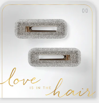 Coco Carmen Silver Hair Clip