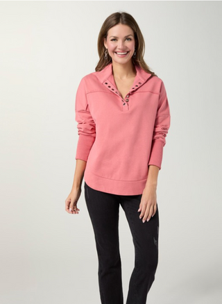 Coco Carmen Solace Top with Grommets