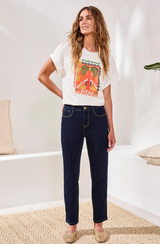 Tribal Sophia Straight Denim