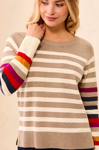 Tribal Striped Sweater