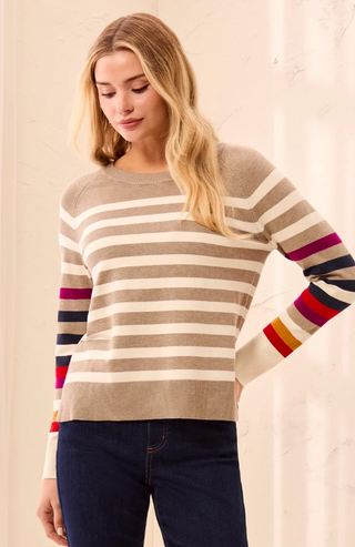 Tribal Striped Sweater