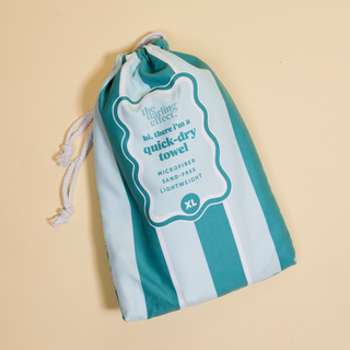 Beach Towel Sicily Stripes Teal