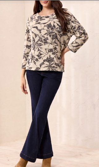 Tribal 3/4 Sleeve Sweater
