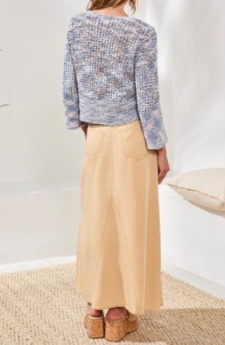 Tribal Bell Sleeve Sweater