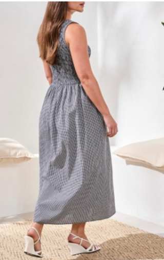 Tribal Ruching Top Dress