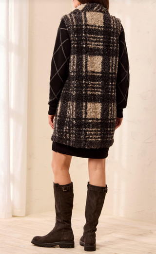 Tribal Button Front Vest