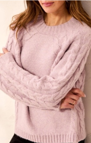 Tribal Cable Knit Sweater