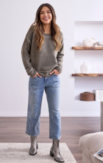 Tribal Crewneck Sweater