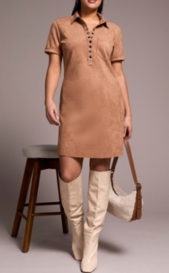 Tribal Eyelet Front Dress