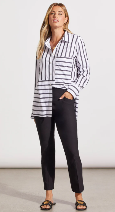 Tribal Pull On Ankle Pants