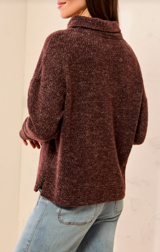 Tribal Funnel Neck Sweater
