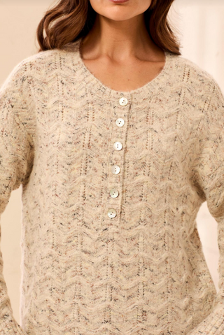 Tribal Henley Sweater