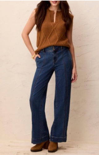 Tribal Wide Leg Trouser