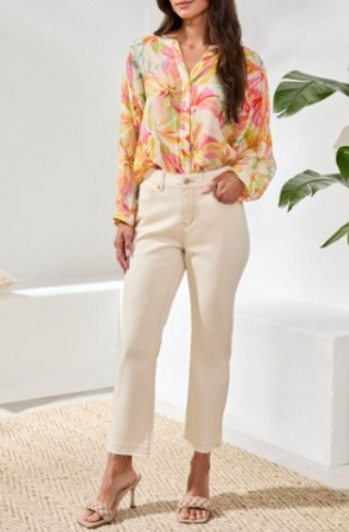 Tribal Sophia Micro Crop Jeans