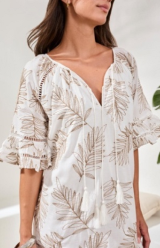 Tribal Raglan Sleeve Dress