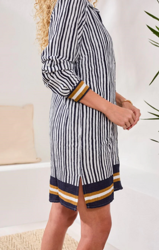 Tribal Button Front Cover Up