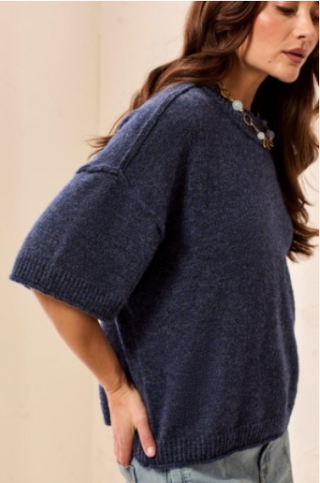 Tribal Lofty Elbow Sleeve Sweater