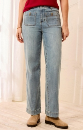 Tribal Sophia Super Straight Ankle Jeans