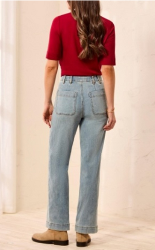 Tribal Sophia Super Straight Ankle Jeans