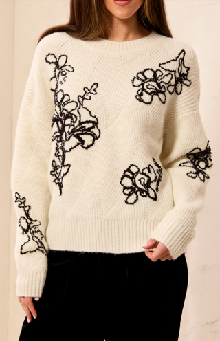 Tribal Embroidery Sweater