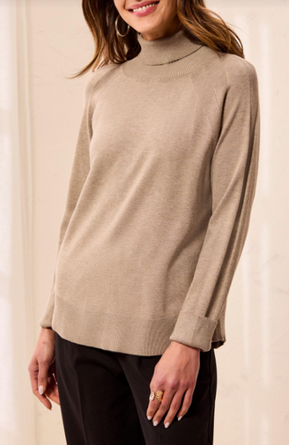 Tribal Turtleneck Sweater